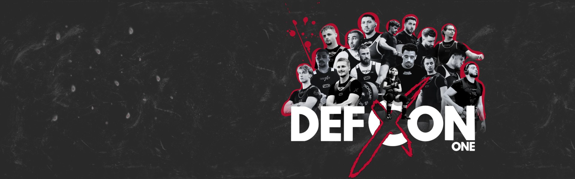 La team DEFCON au-dessus du logo DEFCON ONE.
